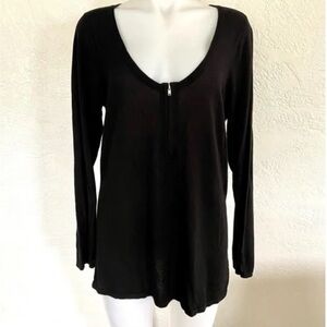 Torrid Black Zip Up Lightweight Sweater Sz.2